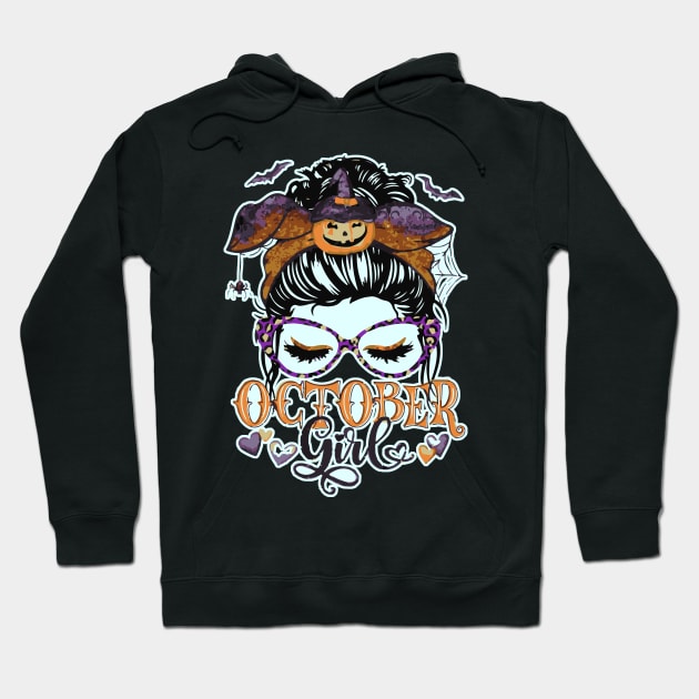 Spooky Girl Autumn Hoodie by Blackhearttees